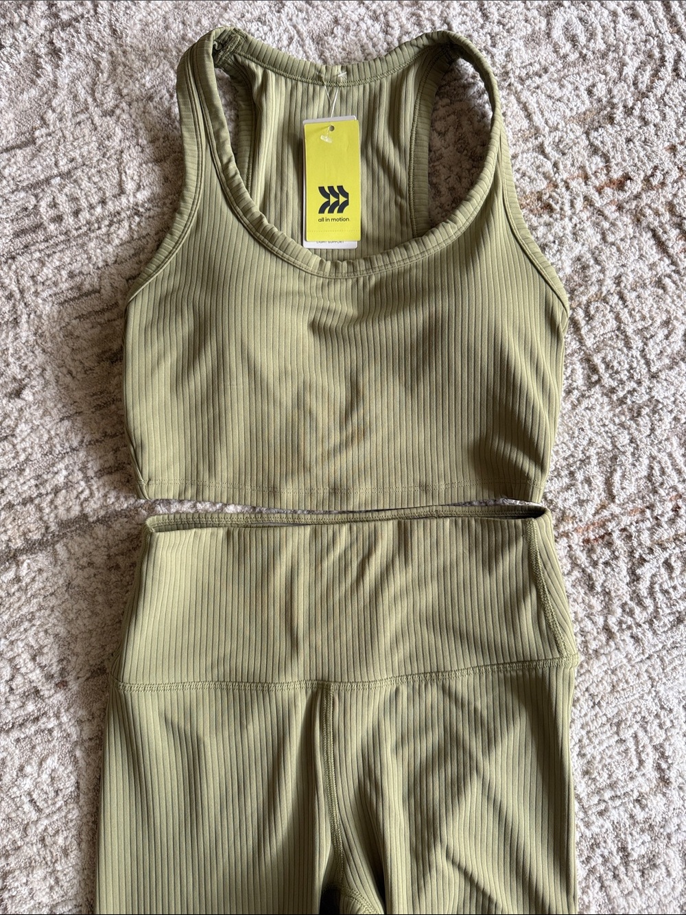 All in Motion Ribbed Athleisure Set Small NWT - Picture 2 of 6